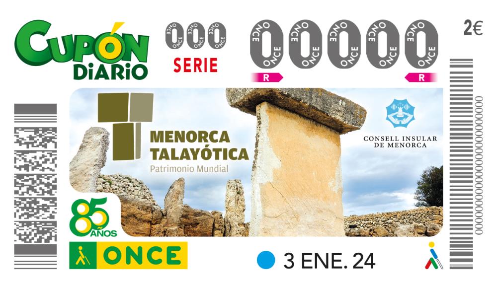 cupón once menorca talayótica