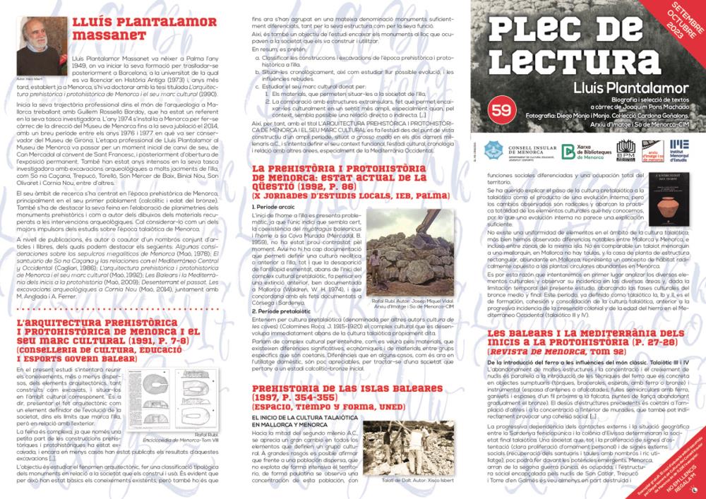 plec de lectura lluís plantalamor